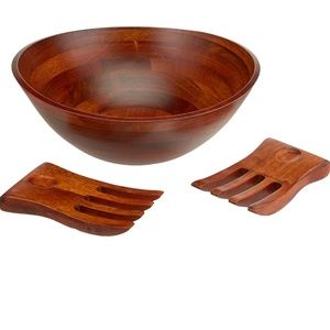 Serving bowl with salad hands 🥗